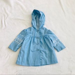 Toddler Spring Coat in light blue 2T